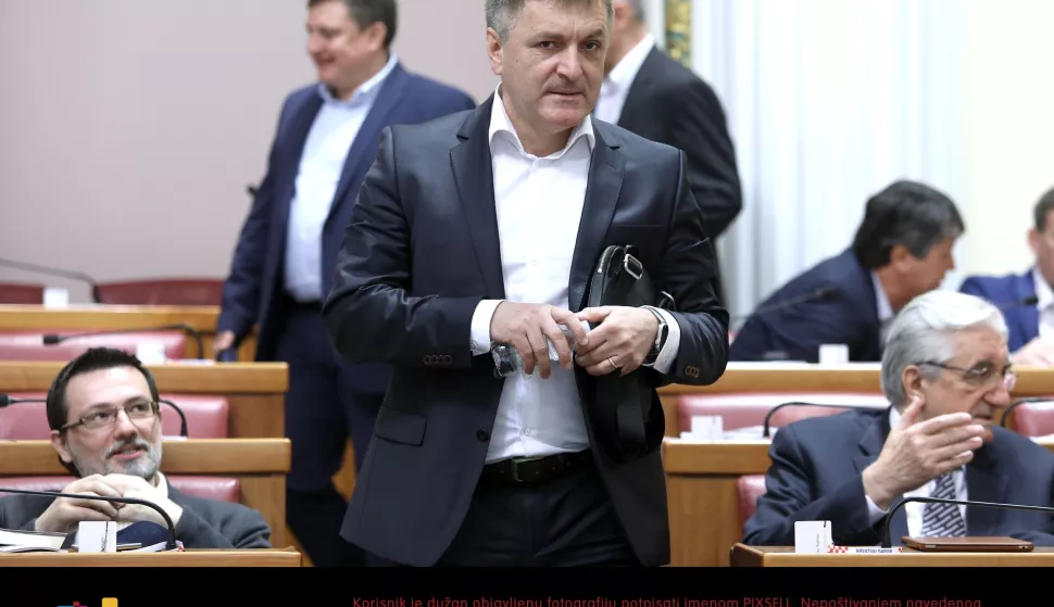 13.04.2018., Zagreb - Treci dan za redom premijer Plenkovic je u Saboru. Danas podnosi izvjesce o sastancima Europskog vijeca. Drazen Barisic. Photo: Patrik Macek/PIXSELL