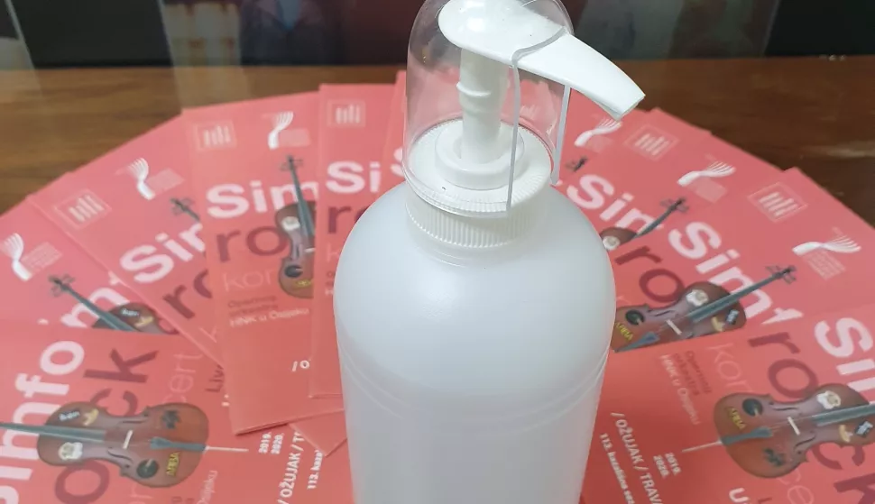 hnk dezinfekcija osijek ožujak 2020