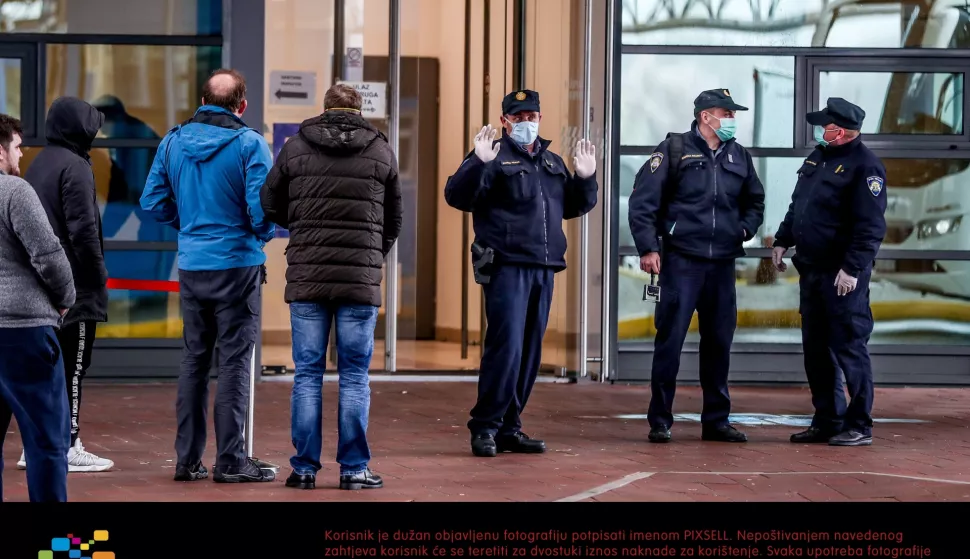 13.03.2020., Zagreb - Stanje na granicnom prijelazu Bregana. Photo: Slavko Midzor/PIXSELL