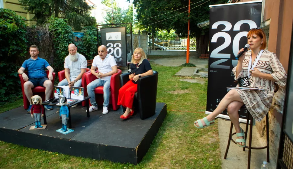 20. OSJEČKO LJETO KULTURE8. SRPNJA 2020.GISKOPREDSTAVLJANJE STRIP-SLIKOVNICE "Bon ton iza duge" DRAŽENA ALERIĆAILUSTRACIJE DRAŽEN JERABEKTIHOMIR TABORSKIDUBRAVKA PAĐEN FARKA&Scaron;