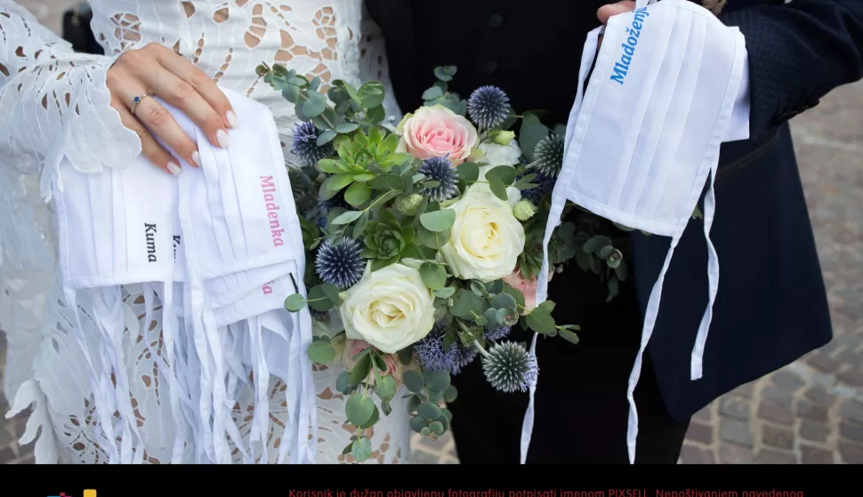 26.07.2020., Pozega - Vjencanje u vrijeme pandemije Covid-19. Photo: Emica Elvedji/PIXSELL
