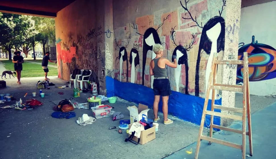 Umjetnici oslikavali fasade na VBK