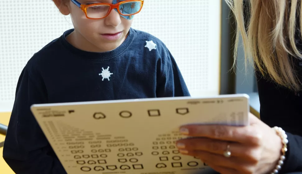 11.09.2015., Zagreb - U djecjem vrticu Trnsko obiljezen je Nacionalni dan ambliopije.Photo: Davor Visnjic/PIXSELL