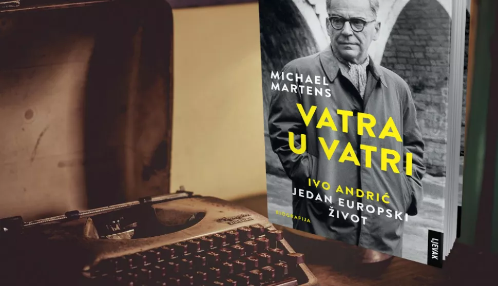 Utemeljena na autorovim arhivskim istraživanjima, knjiga Vatra u vatri prva je cjelovita biografija Ive Andrića,
