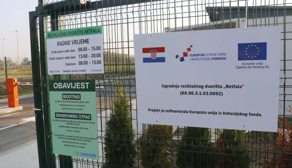 OSIJEK, 25. 10. 2019, RECIKLAŽNO DVORI&Scaron;TE RETFALA. POČETAK RADA, ODLAGANJE OTPADA, RADNO VRIJEME.snimio GOJKO MITIĆ