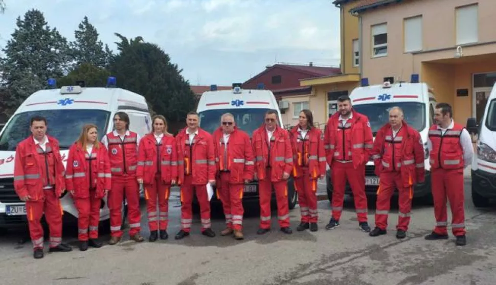 Djelatnici saniteta u Županji