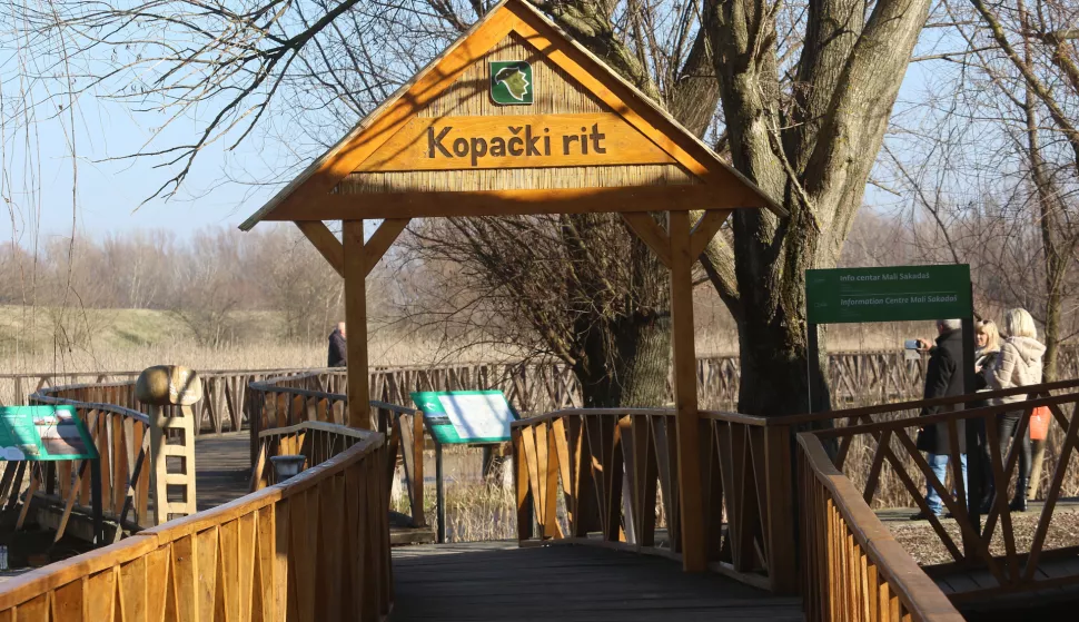 Kopacevo, 30. 01. 2024, Prijamni centar, Kopacki rit. Razgovor o daljnjoj suradnji. Mato Lukic i Ivo Basic, ravnatelj JUPP Kopacki rit.<br>snimio GOJKO MITIĆ