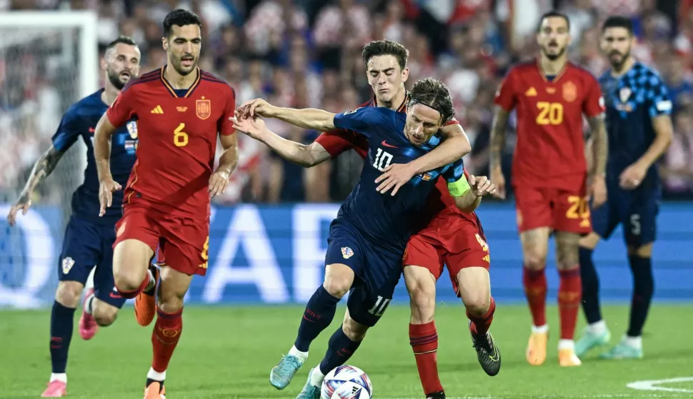 18.06.2023., stadion Feyenoord "De Kuip", Rotterdam, Nizozemska - UEFA Liga nacija, finale, Hrvatska - Spanjolska. Photo: Marko Lukunic/PIXSELL