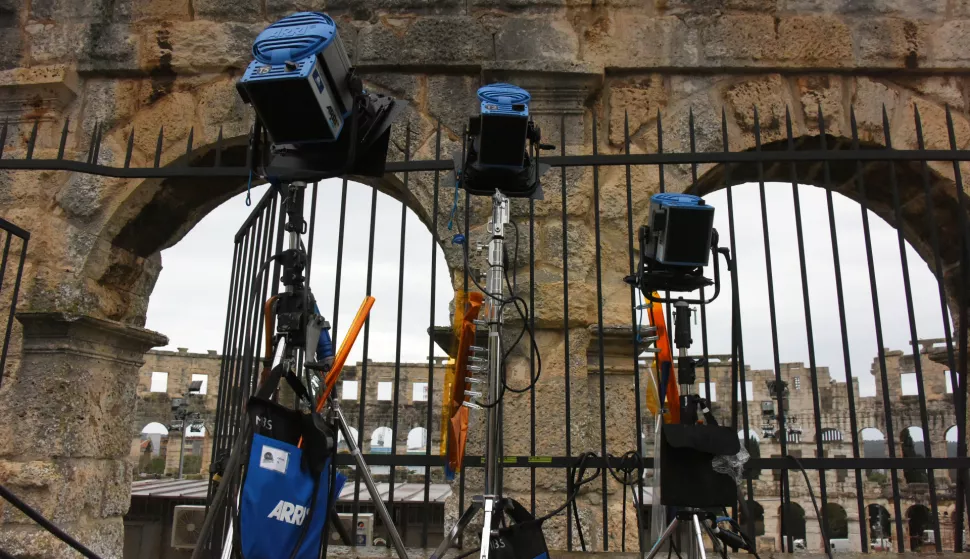 27.02.2024., Pula: U Puli se od 26.02. do 18.03.2024. snima njemacki film Momo. Photo: Sasa Miljevic/PIXSELL/PIXSELL