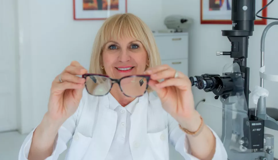 OSIJEK- 08.03.2022., Europska avenija, Oftamologija, ambulanta za glukom, dr. Dubravka Biuk.<br>Foto: Andrea Ilakovac