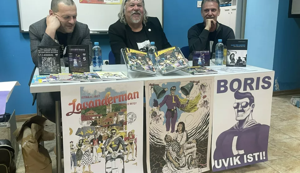 Promocija stripa Zatvorske priče autora Vinka Barića, Tonija Favera i Ivane Gamulin