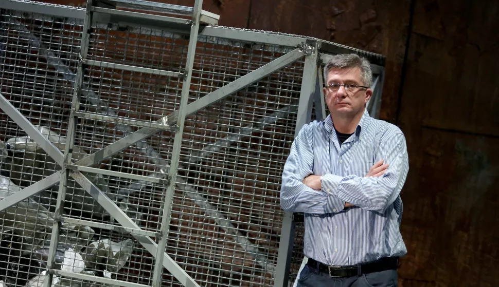 snimio Davor KIBEL, Osijek, 28.10.2016. NK, gledalište, redatelj opere "Porin", Ozren Prohić