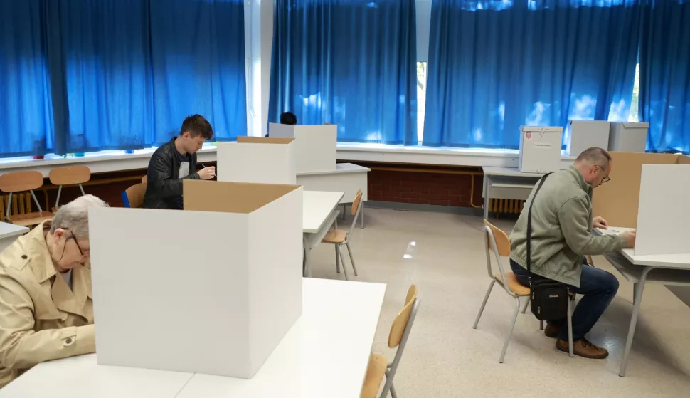 Zagreb, 18.4.2024. U Hrvatskoj se održavaju parlamentarni izbori. foto HINA/ Tomislav Pavlek/ tp