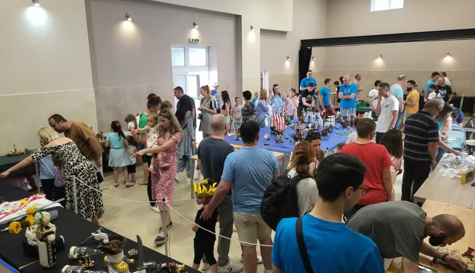 ORAHOVICA-LIPANJ 2024. - Izložba lego kockica okupila veliki broj ljudiSNIMIO: VLADIMIR GRGURIĆ