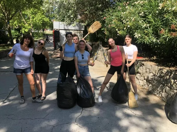 Učenice Doma Ugostiteljsko-turističke &scaron;kole Osijek putovale u Split, Cetinu, Imotski, Hvar s prof. Gabrielom Poslonsrpanj 2024.Ustupljene fotografije