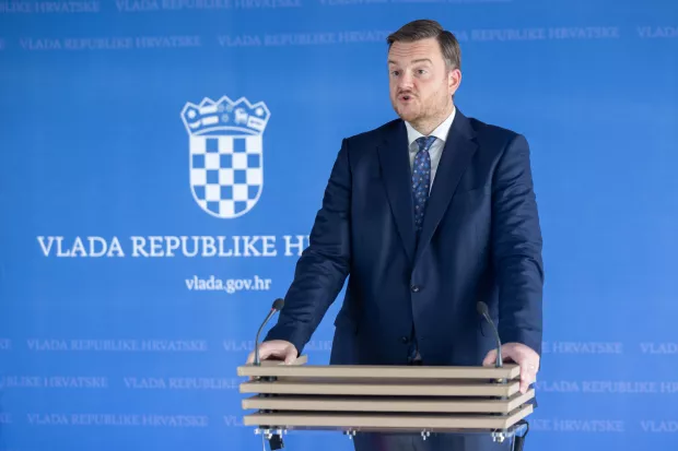 Zagreb, 17.07.2024. - Ministar Primorac dao je kratku izjavu nakon sjednice Vlade RH.Na fotografiji Marko Primorac.foto HINA/ Edvard &Scaron;U&Scaron;AK/ es