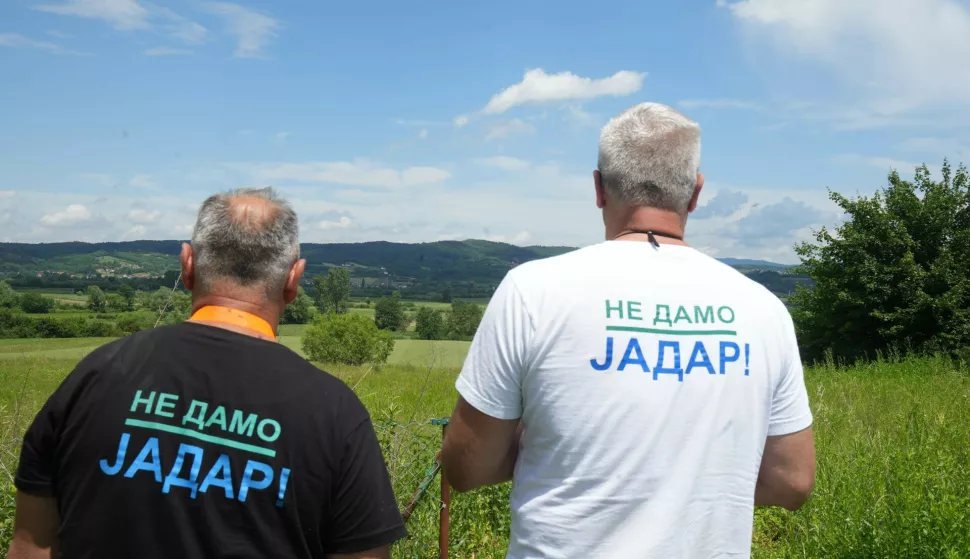 29.05.2024., Gornje Nedeljice, Loznica (Srbija) - Stanovnici Gornjih Nedeljica godinama se bore protiv geoloskih istrazivanja kompanije Rio Tinto koja u njihovom selu planira da otvori rudnik litijuma. Stanovnici izrazavaju svoju zabrinutost zbog rudarskih aktivnosti koje ugrozavaju njihove izvore vode i prirodno okruzenje. Ove ekoloske nevolje podstakle su mjestane na organizaciju i borbu za ocuvanje svojih prirodnih resursa a zbog cega su u Srbiji prije nekoliko godina mjesecima trajali veliki ulicni prosvjedi nakon cega je Vlada Srbije stopirala cijeli projekat. Ipak, nakon posljednjih izbora predsjednik Srbije Aleksandar Vucic je nagovijestio nastavak ovog projekta. Nebojsa Petkovic, stanovnik Gornjih Nedeljica i aktivista eko udruzenja "Ne damo Jadar" godinama se sa svojim komsijama i aktivistima bori protiv ovog projekta i to je jedan od najjacih ekoloskih pokreta u svijetu posljednih godina i trenutno je ovaj projekat Rio Tinta u dolini rijeke Jadar, inace trenutno najveci planirani svjetski projekat iskopavanja litijuma, stopiran upravo zahvaljujuci aktivizmu i masovnim prosvjedima sirom Srbije.Photo: Dejan Rakita/Pixsell Photo: Dejan Rakita/PIXSELL