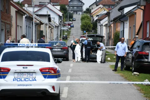 22.07.2024., Daruvar - U Domu za starije i nemocne osobe u Mazuranicevoj ulici muskarac je poceo pucati po ljudima te je petero osoba smrtno stradalo dok se ostalima pruza lijecnicka pomoc. Photo: Damir Spehar/PIXSELL