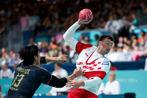 27.07.2024., Pariz, Francuska - XXXIII. Olimpijske igre Pariz 2024. Rukomet, Grupna faza natjecanje, grupa A, Hrvatska - Japan. Photo: Igor Kralj/PIXSELL