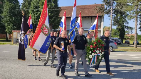 GORNJI MIHOLJAC, Počast poginulim hrvatskim braniteljima, 05.08.2024., snimio Petar Žarković