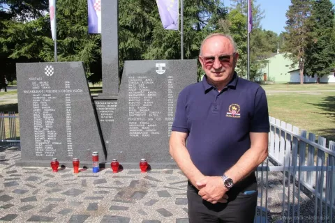 VOĆIN, Predsjednik HČZ-a grada Slatine Vlado Međumurac, 05.08.2024., snimila Mihaela Feldi