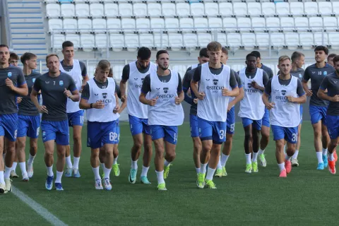 Osijek, 07. 08. 2024, Opus Arena, službeni trening pred europsku utakmicu, na glavnom terenu Opus Arene. NK Osijek.snimio GOJKO MITIĆ