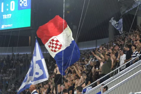 Osijek, 11. 08. 2024, Opus Arena, SuperSport Prva HNL, Osijek - Dinamo. Kohorta.snimio GOJKO MITIĆ