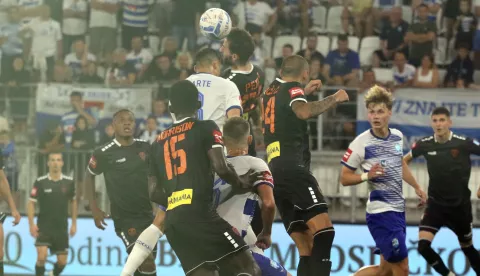Osijek, 04. 08. 2024, Opus Arena. SuperSport HNL 24/25. Nogometna utakmica Osijek - &Scaron;ibenik. Lourenco Duarte Andre (3).snimio GOJKO MITIĆ
