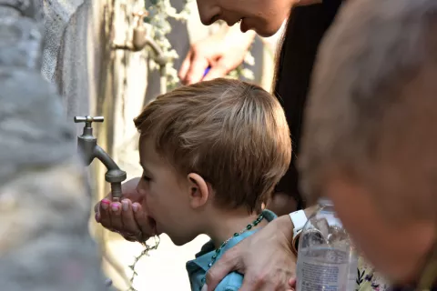 slavonija...ilaca...15.08.2024.blagdan velike gospe; svetiste gospe ilacke; središnje misno slavlje predvodo banjalučki biskup u miru Franjo Komarica; foto Gordan Panić