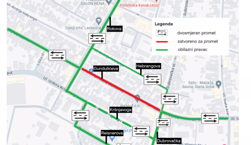 Prikaz mogućih smjerova nove regulacije prometa