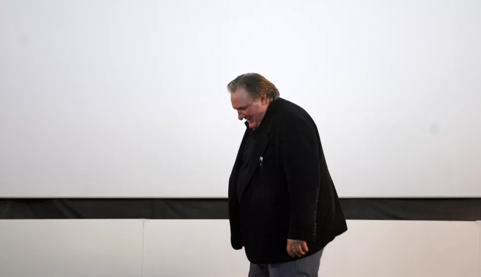 epa06984566 (FILE) - French actor and cast member Gerard Depardieu attends a press conference on the movie 'Le divan de Staline' at the Lisbon and Estoril Film Festival, in Lisbon, Portugal, 13 November 2016. (reissued 30 August 2018) According to reports, Depardieu has been accused of rape and sexual assault. EPA/ANTONIO PEDRO SANTOS *** Local Caption *** 53117192