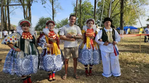 Manuel Štrlek na Olimpijadi starih športova u Brođancima