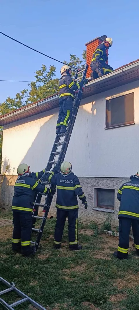 Požar na tavanu kuće u Valpovu