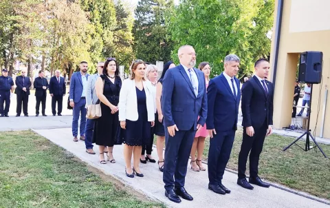 SLATINA, Tomo Tomić, Ilija Nikolić, Igor Fazekaš i gradski vijećnici, 06.09.2024., snimio Petar Žarković