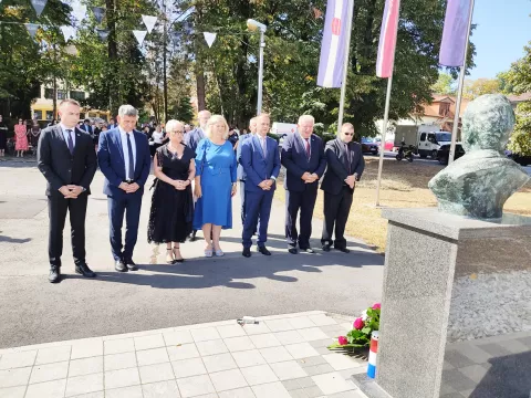 SLATINA, Počast dr. Franji Tuđmanu, 06.09.2024., snimio Petar Žarković