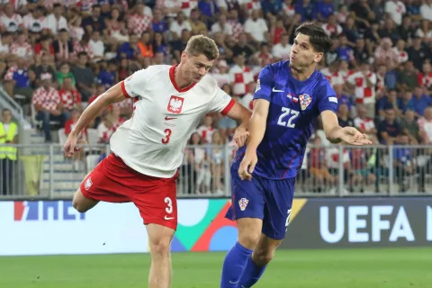 Osijek, 08. 09. 2024, Opus Arena, UEFA Nations League, nogometna utakmica Hrvatska - Poljska. Igor Matanović (22).snimio GOJKO MITIĆ