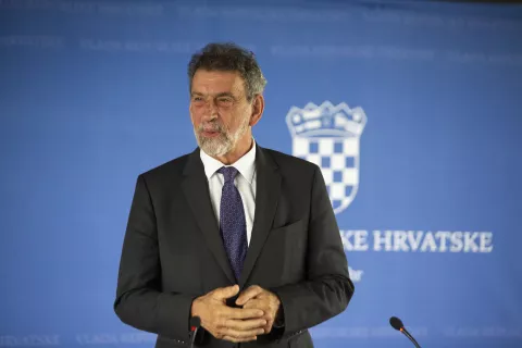 Zagreb, 04.07.2024. - Izjava nakon sjednice Vlade RH. Na fotografiji Radovan Fuchs. foto HINA/ Daniel KASAP/ dk