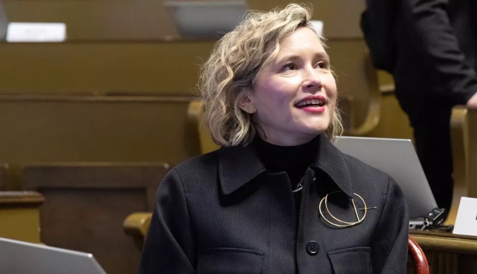 Zagreb, 29.02.2024. - Održana je sjednica zagrebačke Gradske skup&scaron;tine.Na fotografiji Ivana Kekin.foto HINA/ Edvard &Scaron;U&Scaron;AK/ es