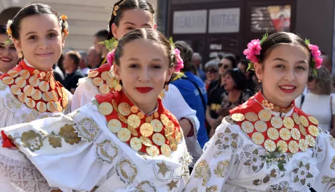 slavonija...vinkovci...17.09.2023.svecani mimohod 65 kud-ova 58. vinkovackih jeseni;foto Gordan Panić