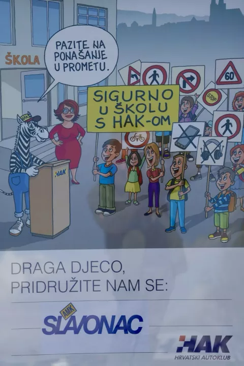 AMK Slavonac otvorio novi poligon za obučavanje djece, pješaka i biciklista