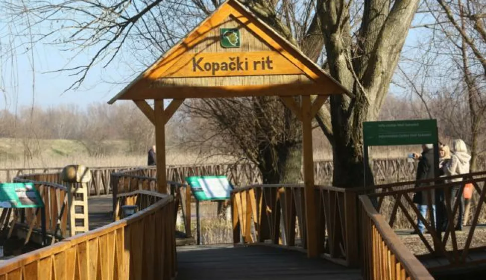 Kopacevo, 30. 01. 2024, Prijamni centar, Kopacki rit. Razgovor o daljnjoj suradnji. Mato Lukic i Ivo Basic, ravnatelj JUPP Kopacki rit.snimio GOJKO MITIĆ