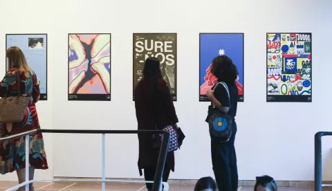 Zagreb, 25.09.2024. - Otvorenje XI. Zagreb Design Weeka. Ovogodi&scaron;nja tema festivala je "Razbijanje staklenog stropa: Revolucija dizajna", a država partner je Italija. foto HINA/ Lana SLIVAR DOMINIĆ/ lsd