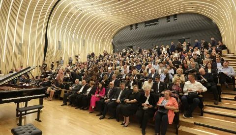 Osijek, 27. 09. 2024., KC, Koncertna dvorana Franjo Krežma, otvorenje, svečanost, koncert, uzvaniciSNIMIO BRUNO JOBST