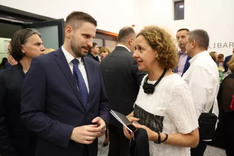 Ivan Radić i Nina Obuljen Koržinek, ministrica kulture