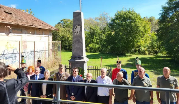 Osijek, 27. 9. 2024. - 142. godi&scaron;njica pogibije 26 pripadnika 15. husarske pukovnije u Osijeku