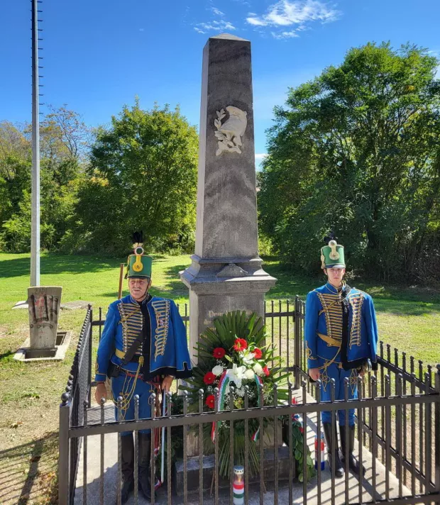 Osijek, 27. 9. 2024. - 142. godi&scaron;njica pogibije 26 pripadnika 15. husarske pukovnije u Osijeku
