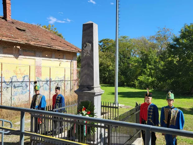 Osijek, 27. 9. 2024. - 142. godi&scaron;njica pogibije 26 pripadnika 15. husarske pukovnije u Osijeku