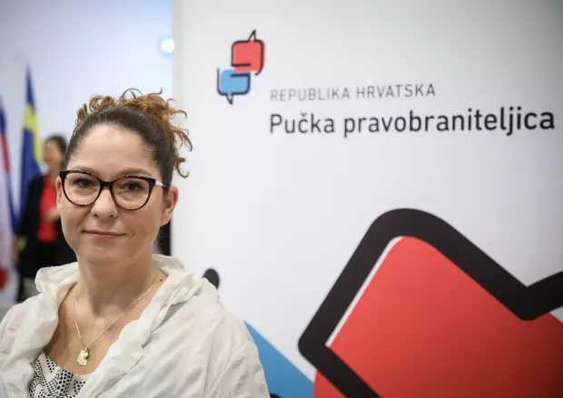 Zagreb, 20.09.2024. U organizaciji Ureda pučke pravobraniteljice predstavljen je Vodič za prijavitelje nepravilnosti te rasprava o pozitivnim pomacima otkako je 2019. na snagu stupio prvi Zakon o za&scaron;titi prijavitelja nepravilnosti te o trenutačnima izazovima. Na fotografiji pučka pravobraniteljica Tena &Scaron;imonović Einwalter.foto HINA/ Admir BULJUBA&Scaron;IĆ/ abu