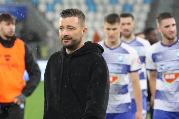 Osijek, 15. 09. 2024, Opus Arena, SuperSport HNL 24/25. Nogomet, Osijek - Slaven Belupo. Trener Federico Coppitelli.snimio GOJKO MITIĆ