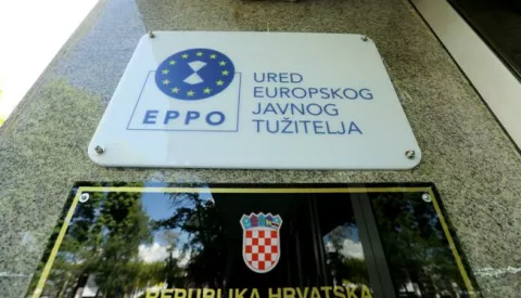 02.05.2024., Zagreb - Dovodjenje uhicenih na ispitivanje u Ured Europskog javnog tuzitelja zbog sumnje na korupciju u aferi Geodezija. Photo: Robert Anic/PIXSELL